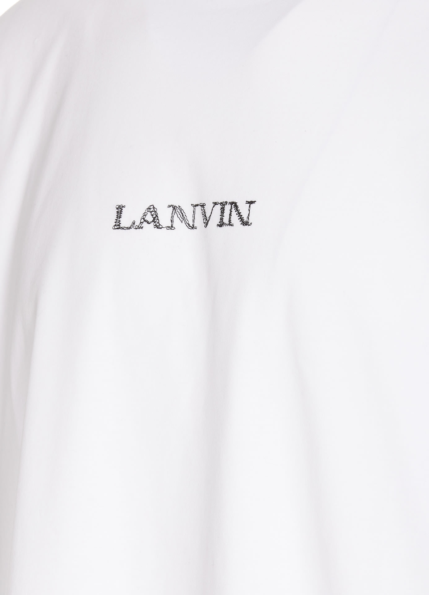 Shop Lanvin Logo T-shirt