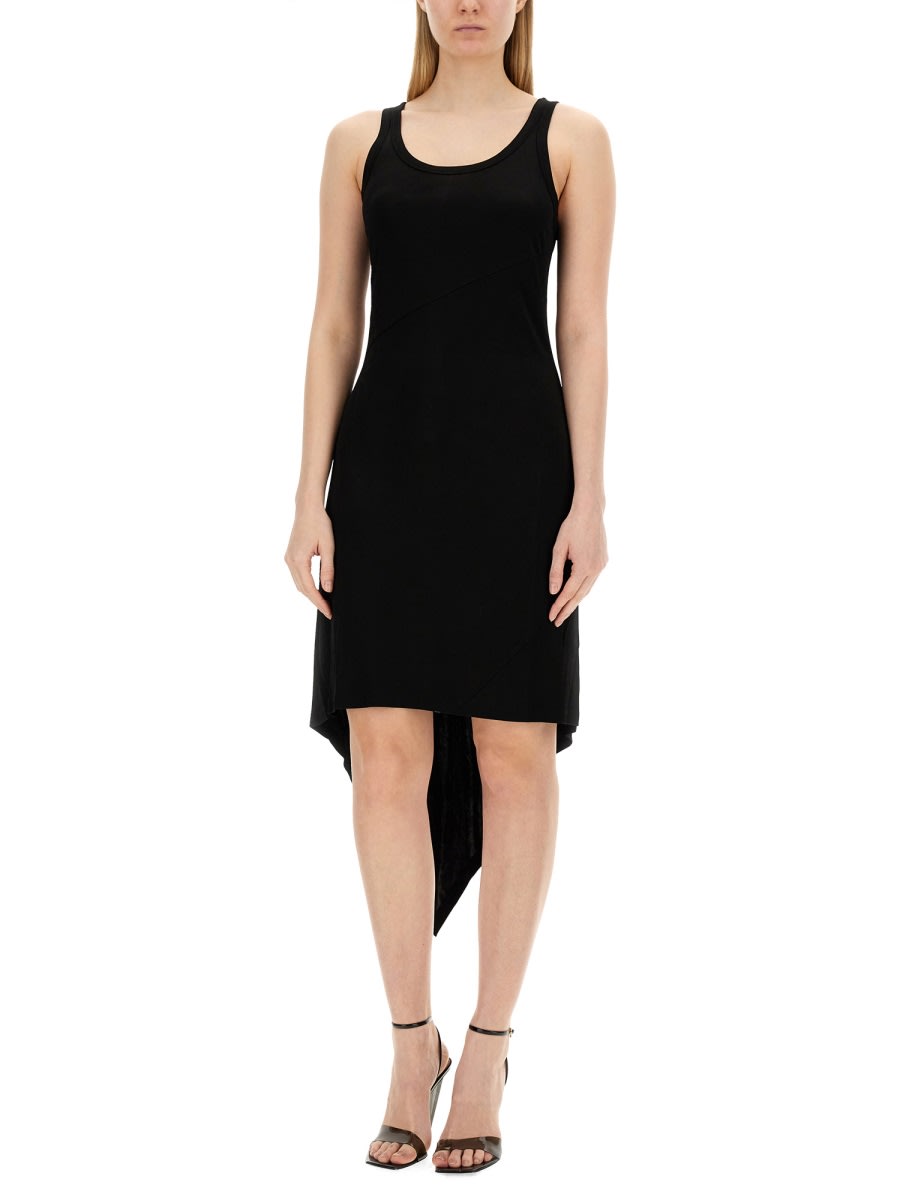 Shop Helmut Lang Jersey Camisole Dress In Black