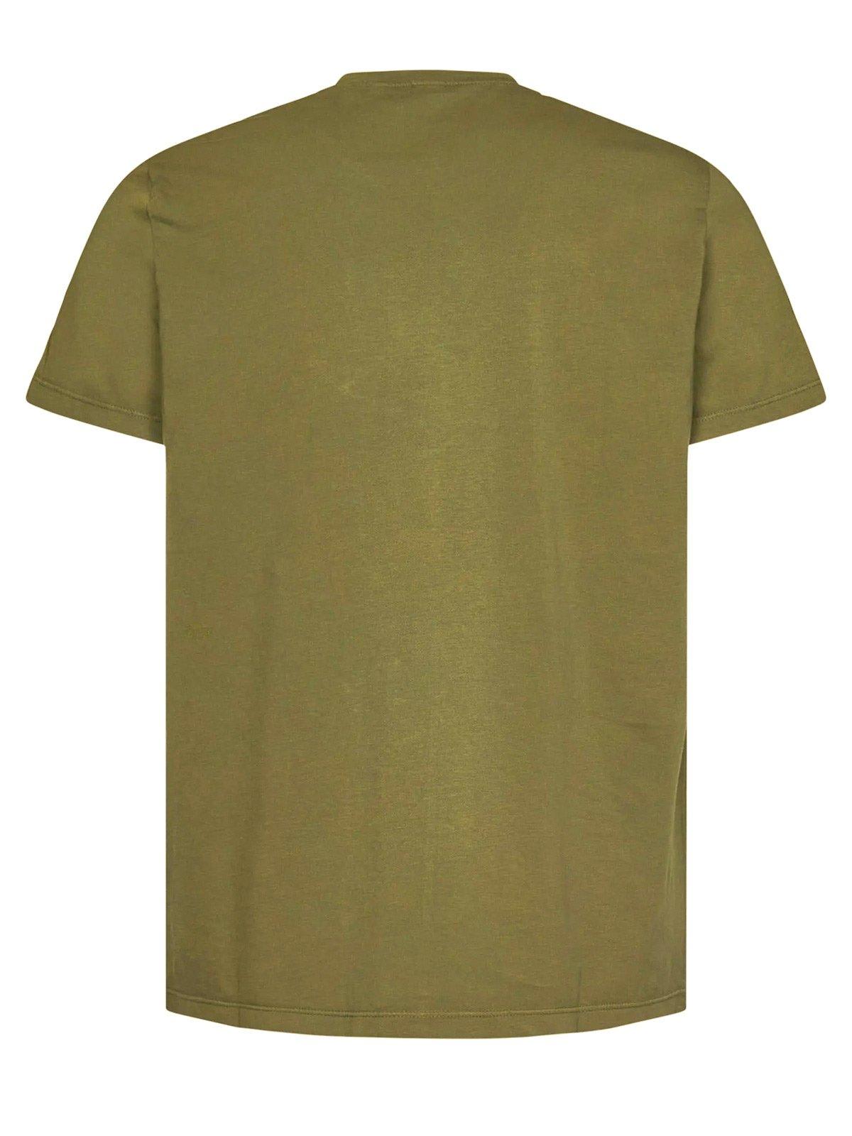 Aspesi Short-sleeved Crewneck T-shirt In Militare