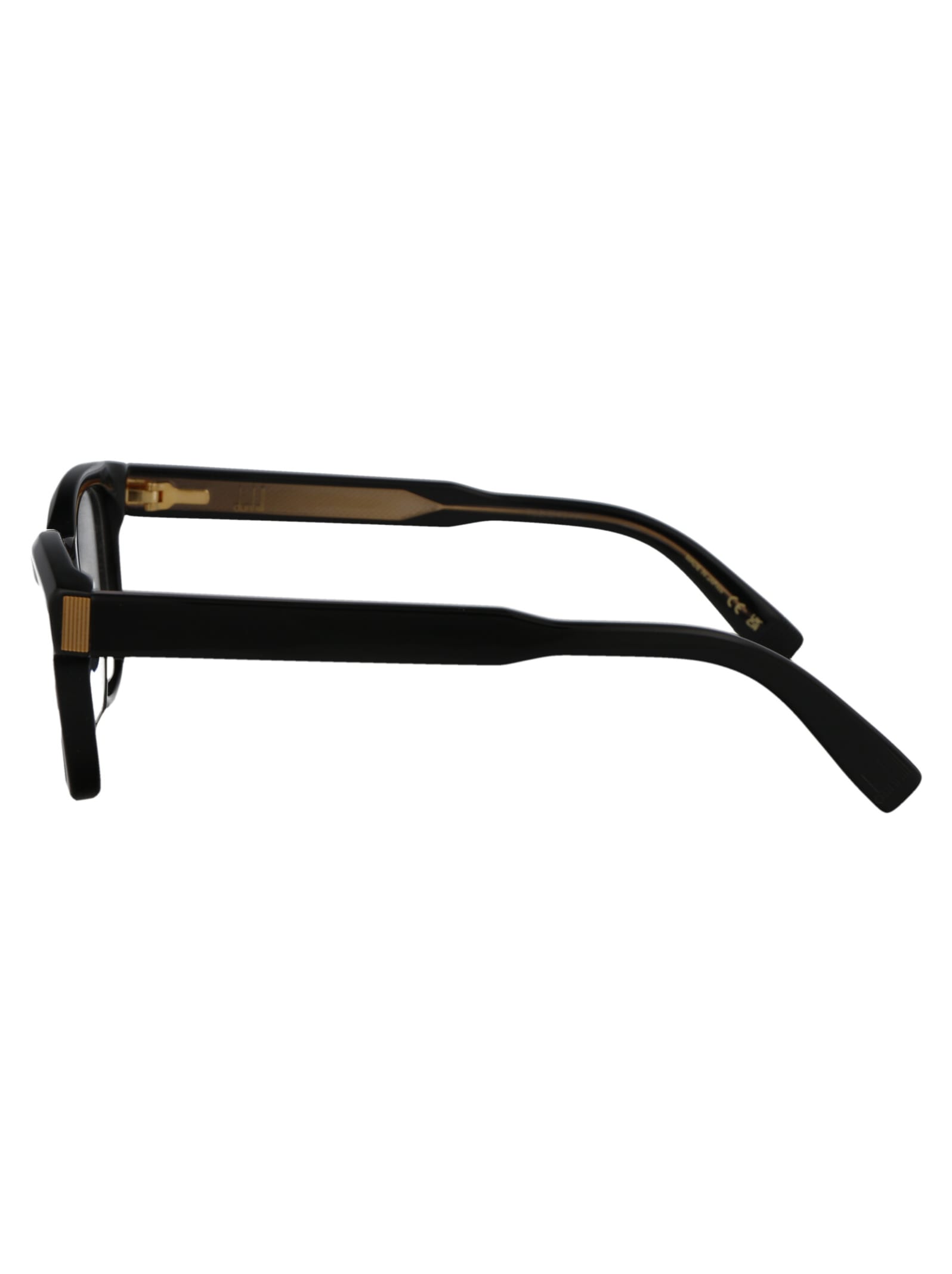 Shop Dunhill Du0003o Glasses In 001 Black Black Transparent
