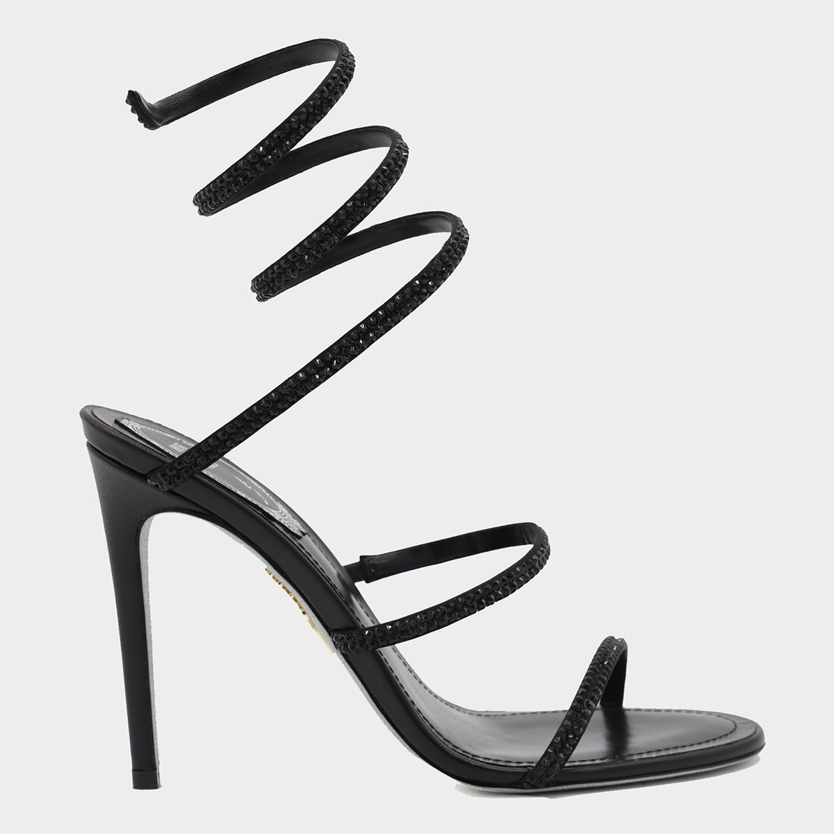 René Caovilla Black Sandals