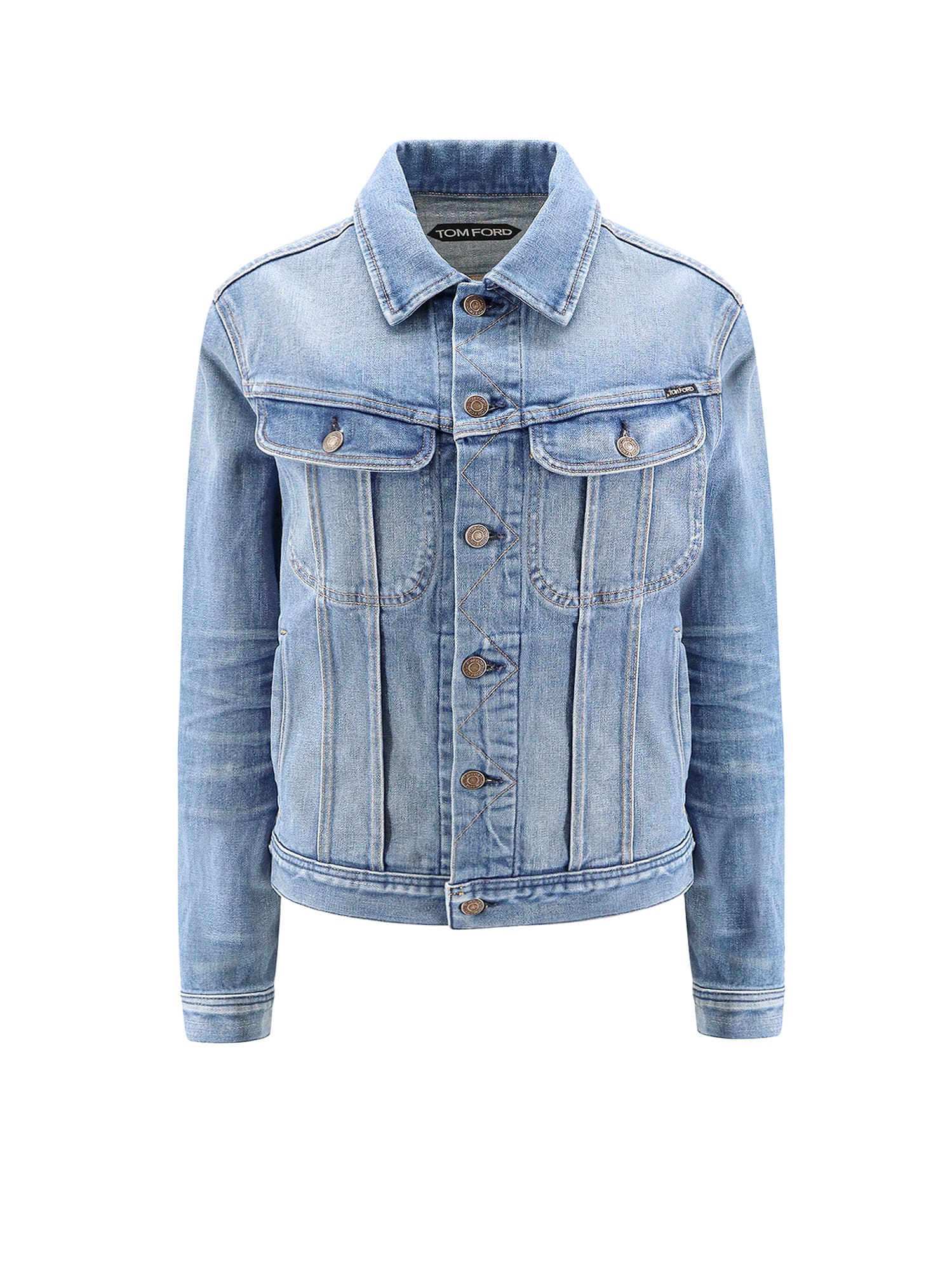 Shop Tom Ford Jacket In Blue