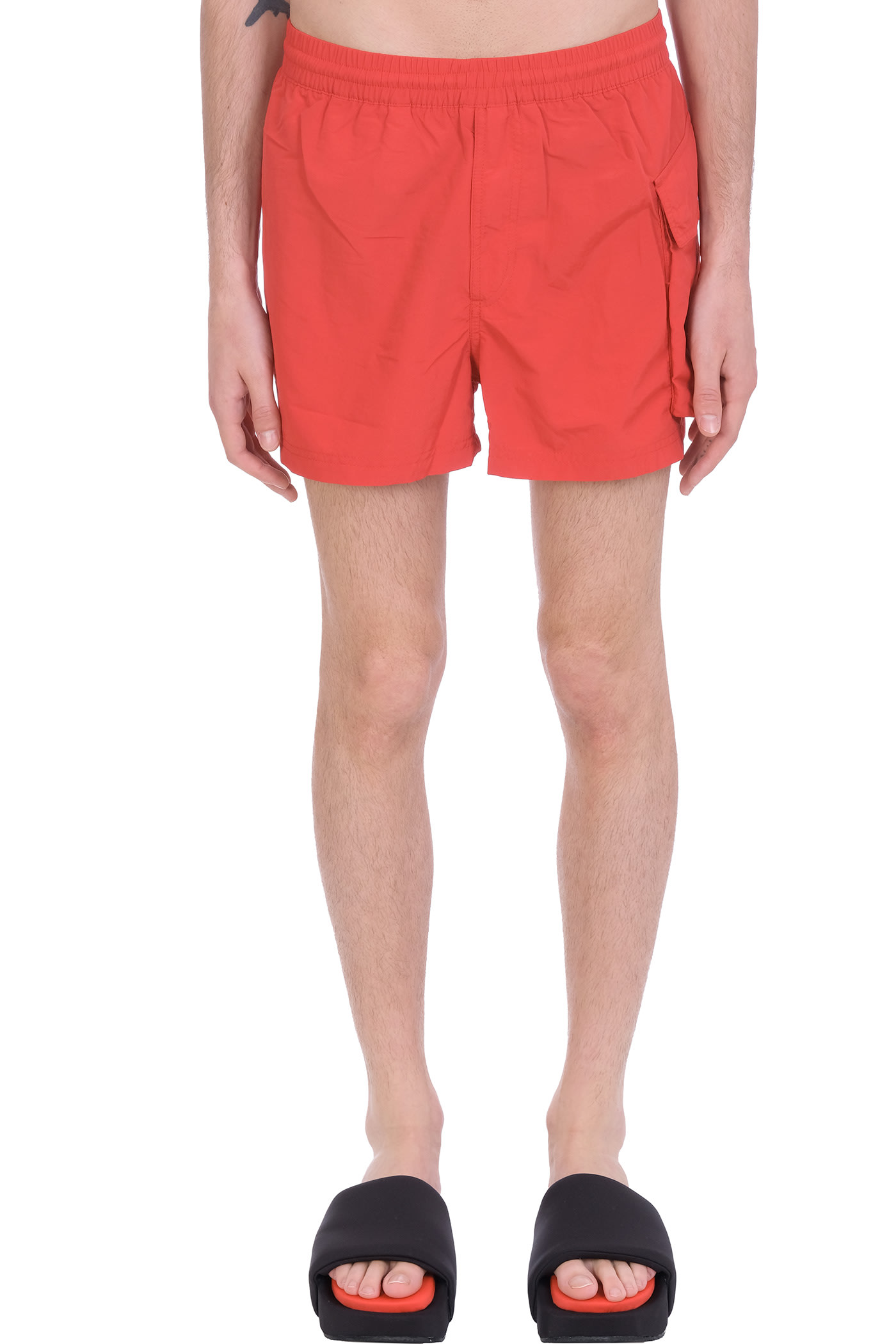 Y-3 BEACHWEAR IN RED POLYAMIDE,GT5255