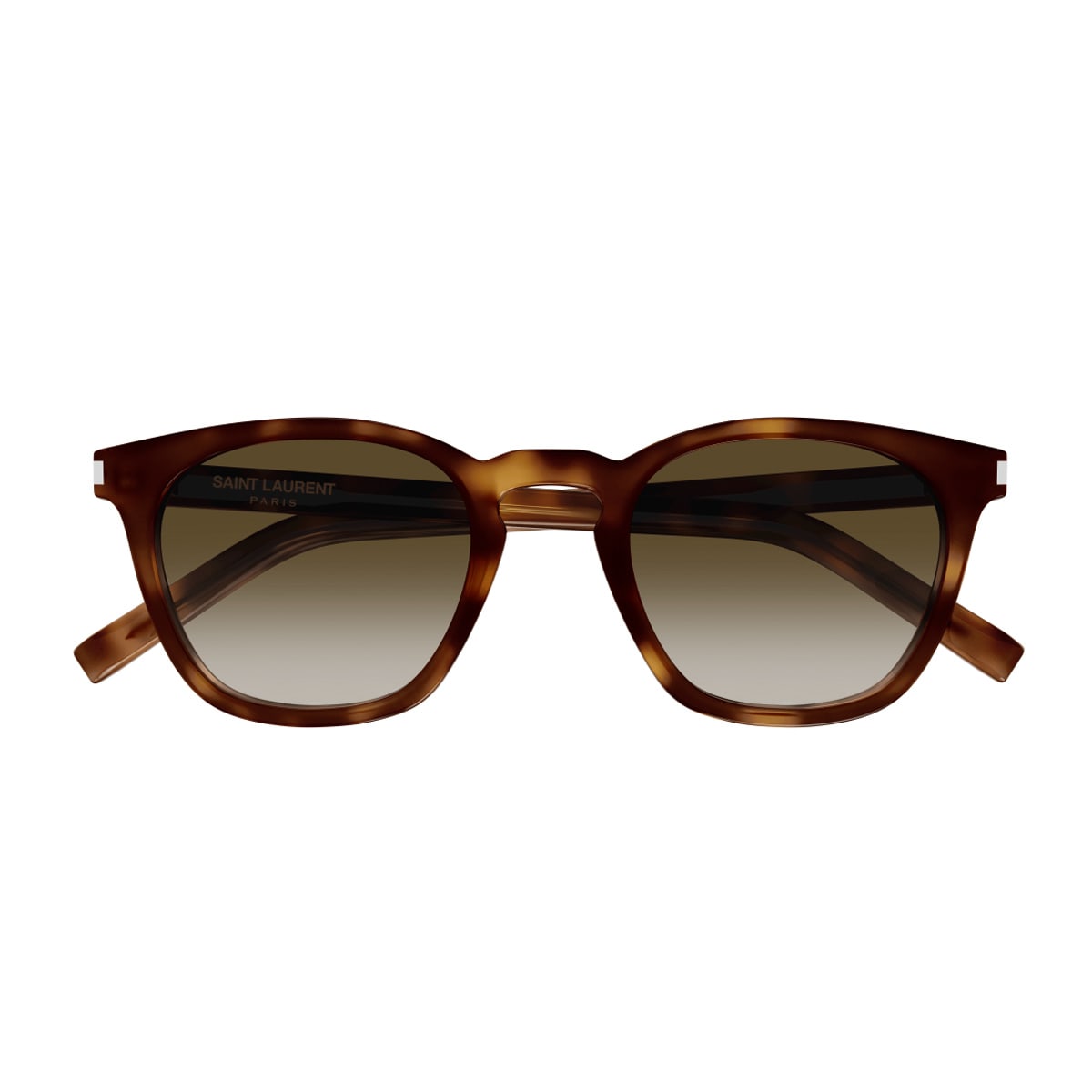 Saint Laurent Sl 28 Linea Corner Angle 048 Havana Brown Sunglasses