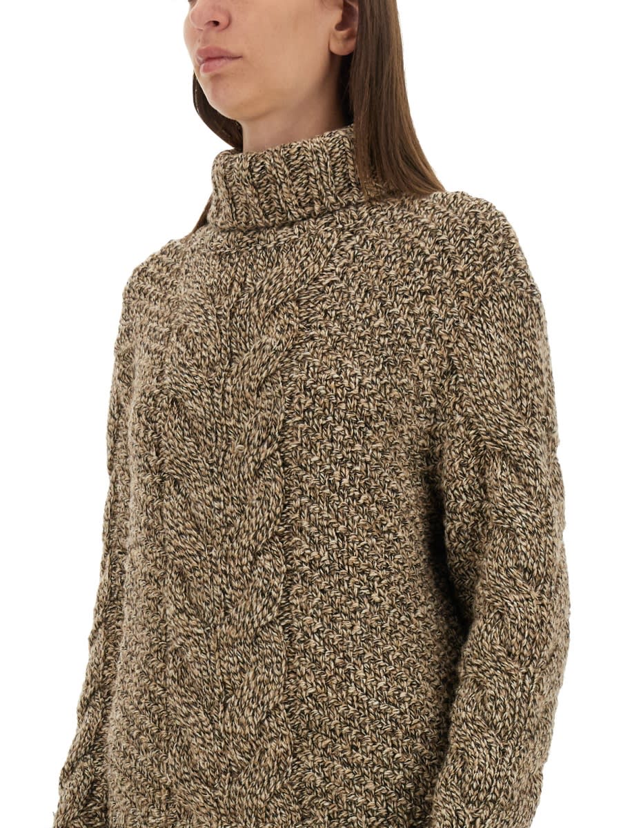 Shop Kiton Wool Jersey. In Brown