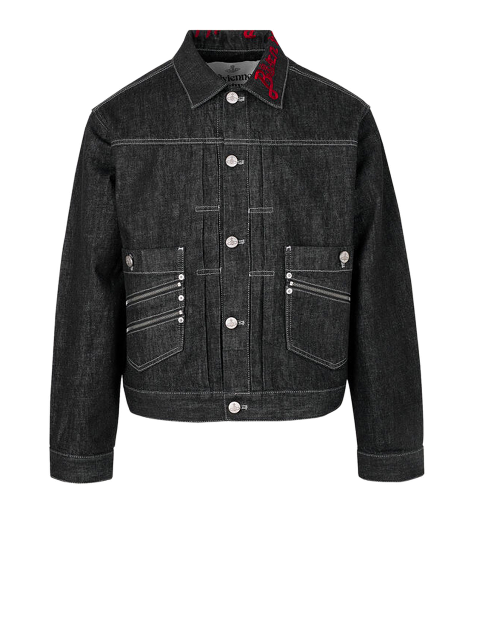 Vivienne Westwood Black Denim marlene Jacket