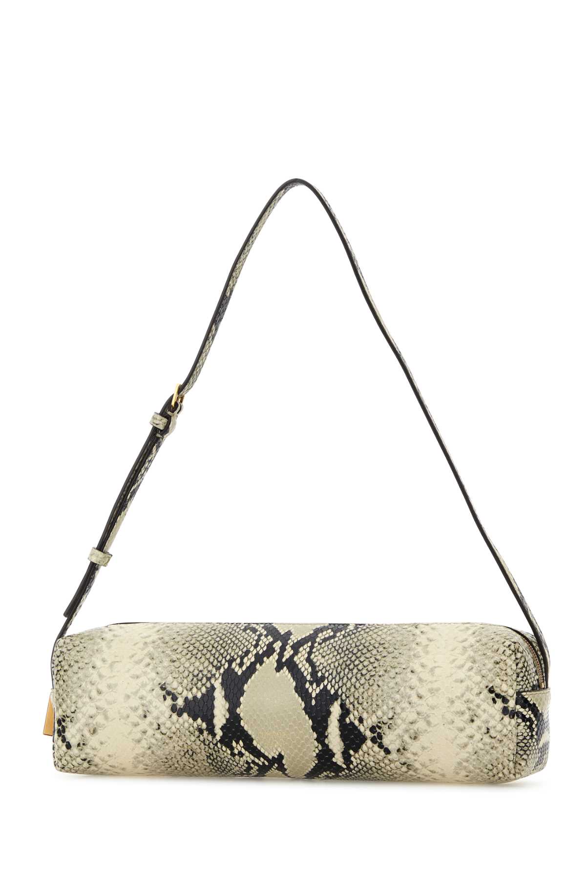 Khaite Printed Leather Kye Shoulder Bag In Brown