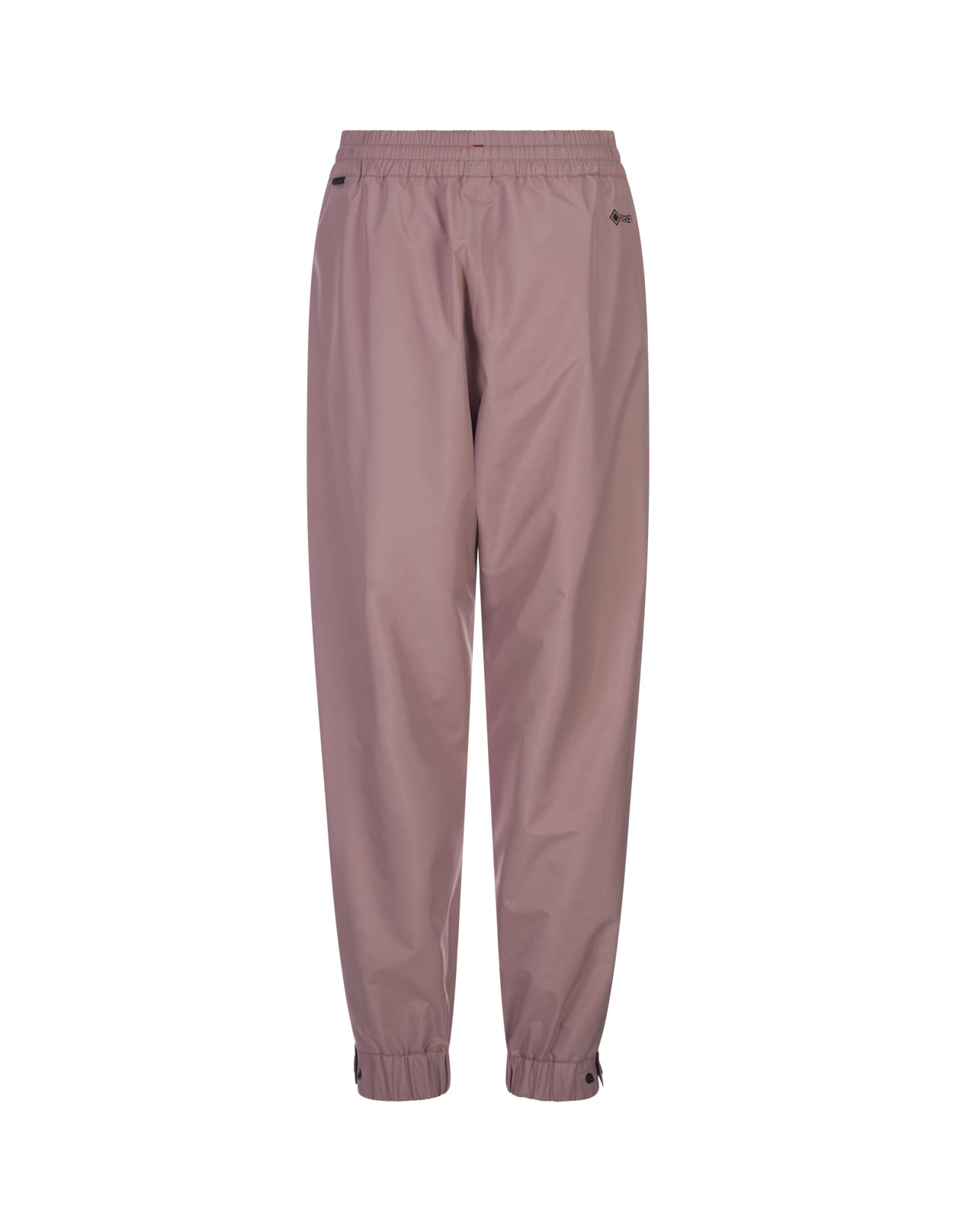 Shop Moncler Light Pink Gore-tex Trousers