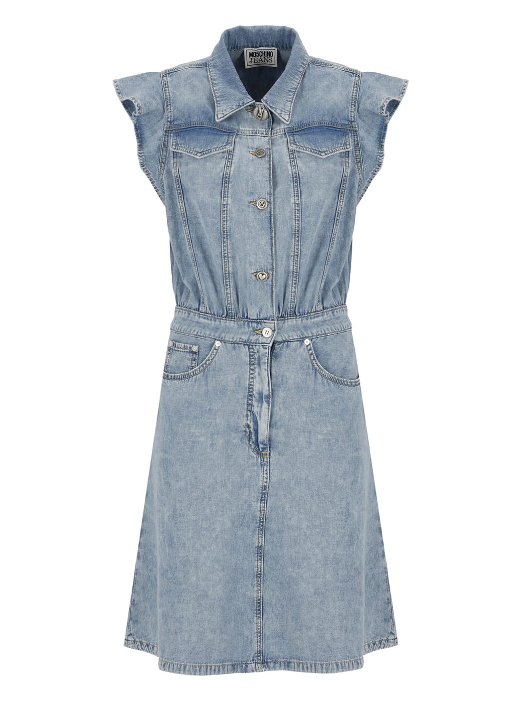 M05CH1N0 JEANS COTTON DRESS