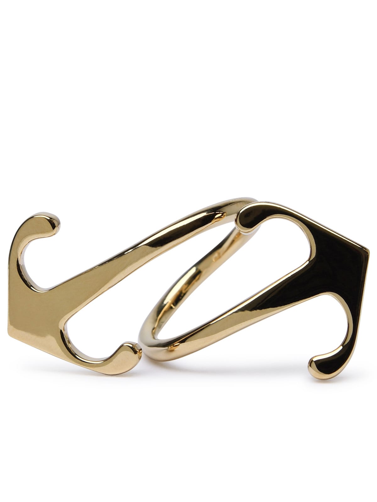 Shop Off-white Mono Arrow Gold Brass Ring
