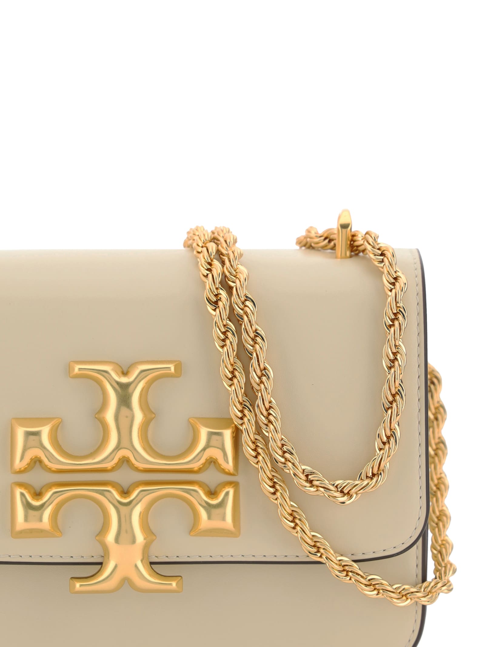 Shop Tory Burch Eleanor Small Shoulder Bag In New Cream