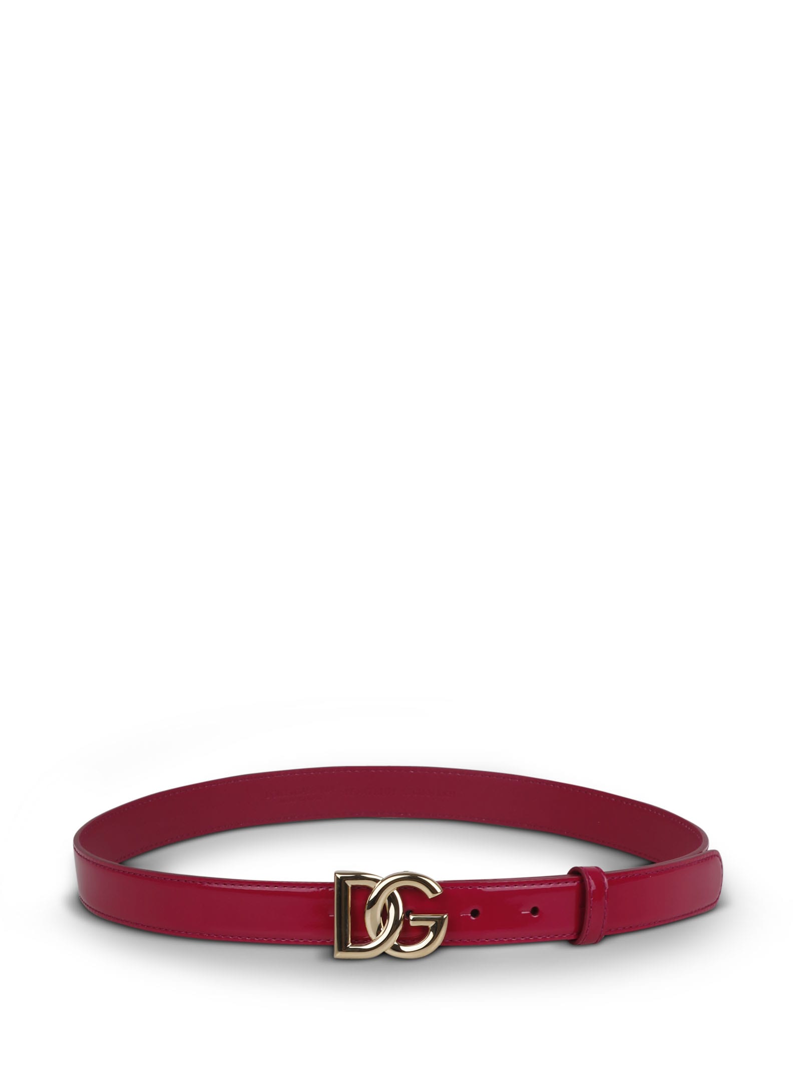 Shop Dolce & Gabbana Logo-buckle Leather Belt