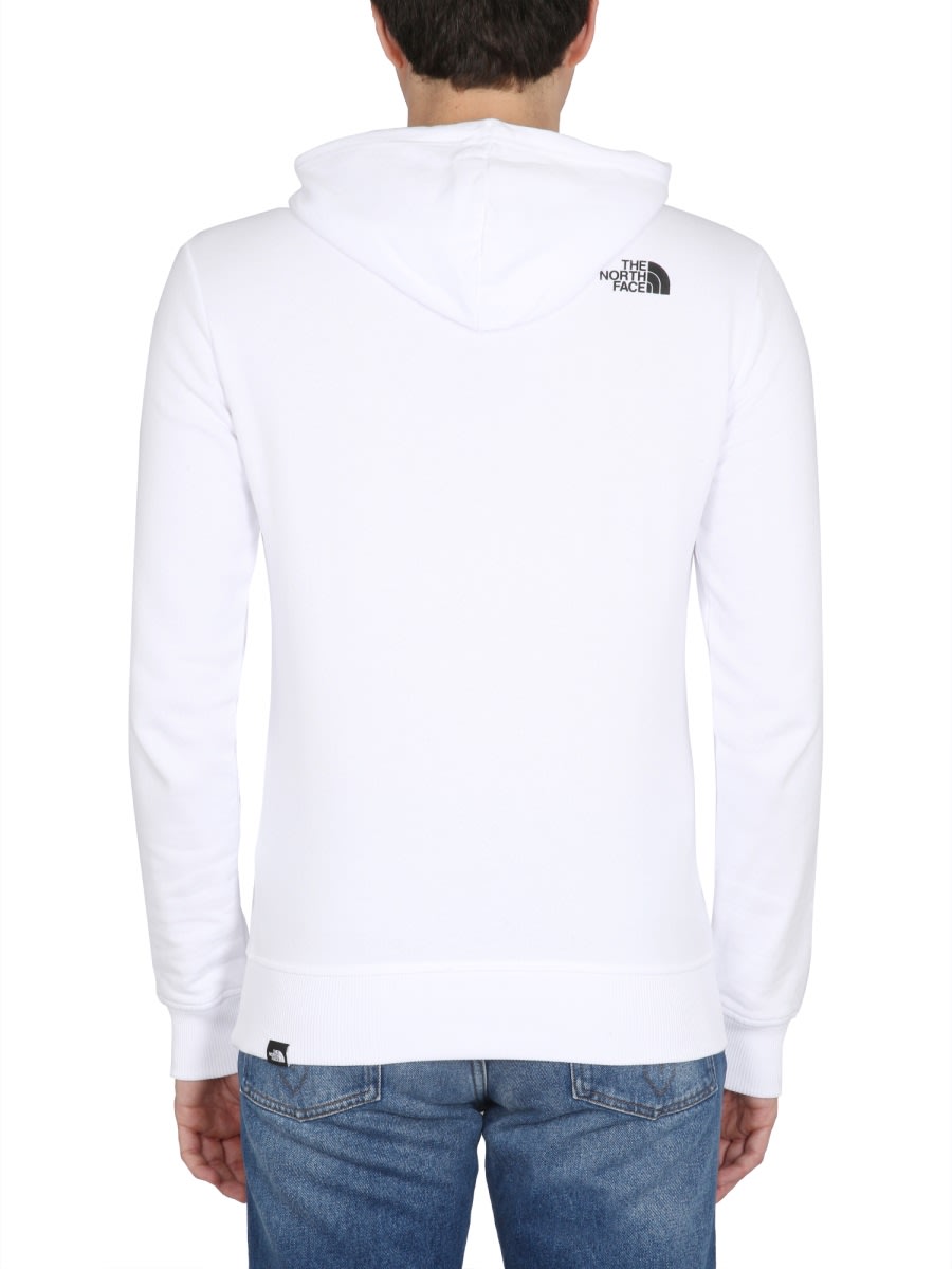 Shop The North Face Drew Peak Sweatshirt In White