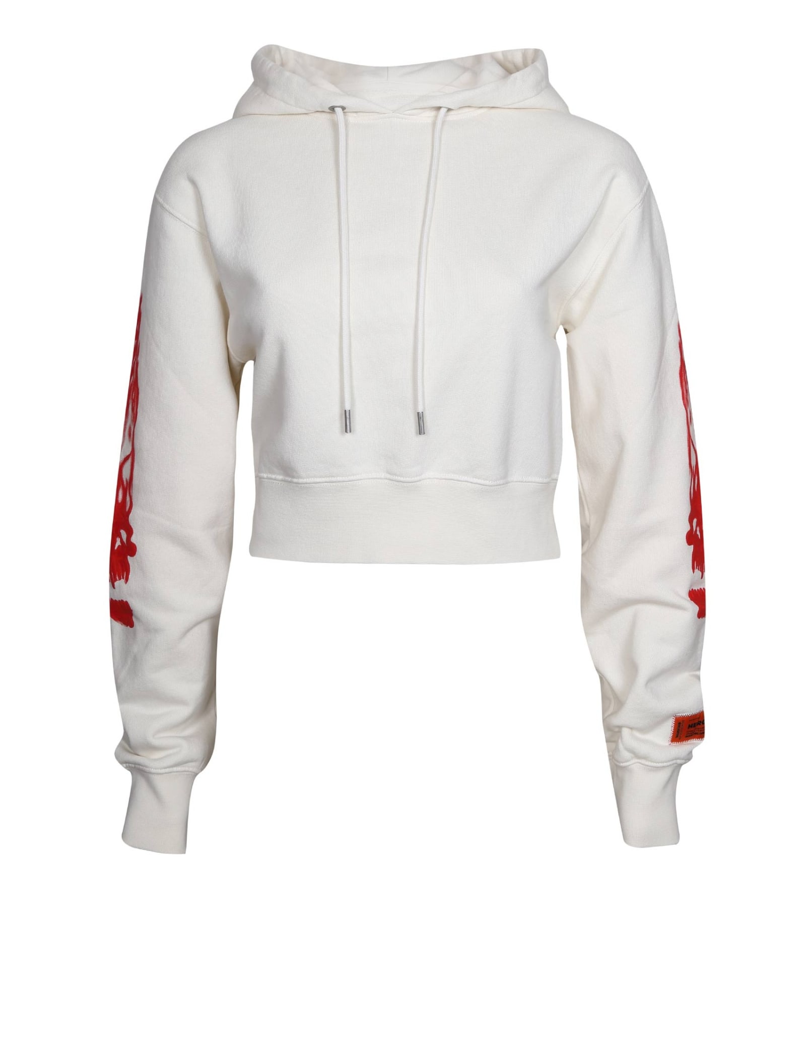 HERON PRESTON Cotton Sweatshirt With Hood