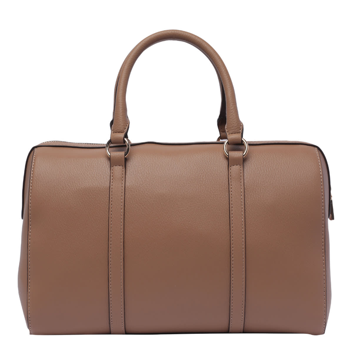Shop Liu •jo Logo Handbag In Brown