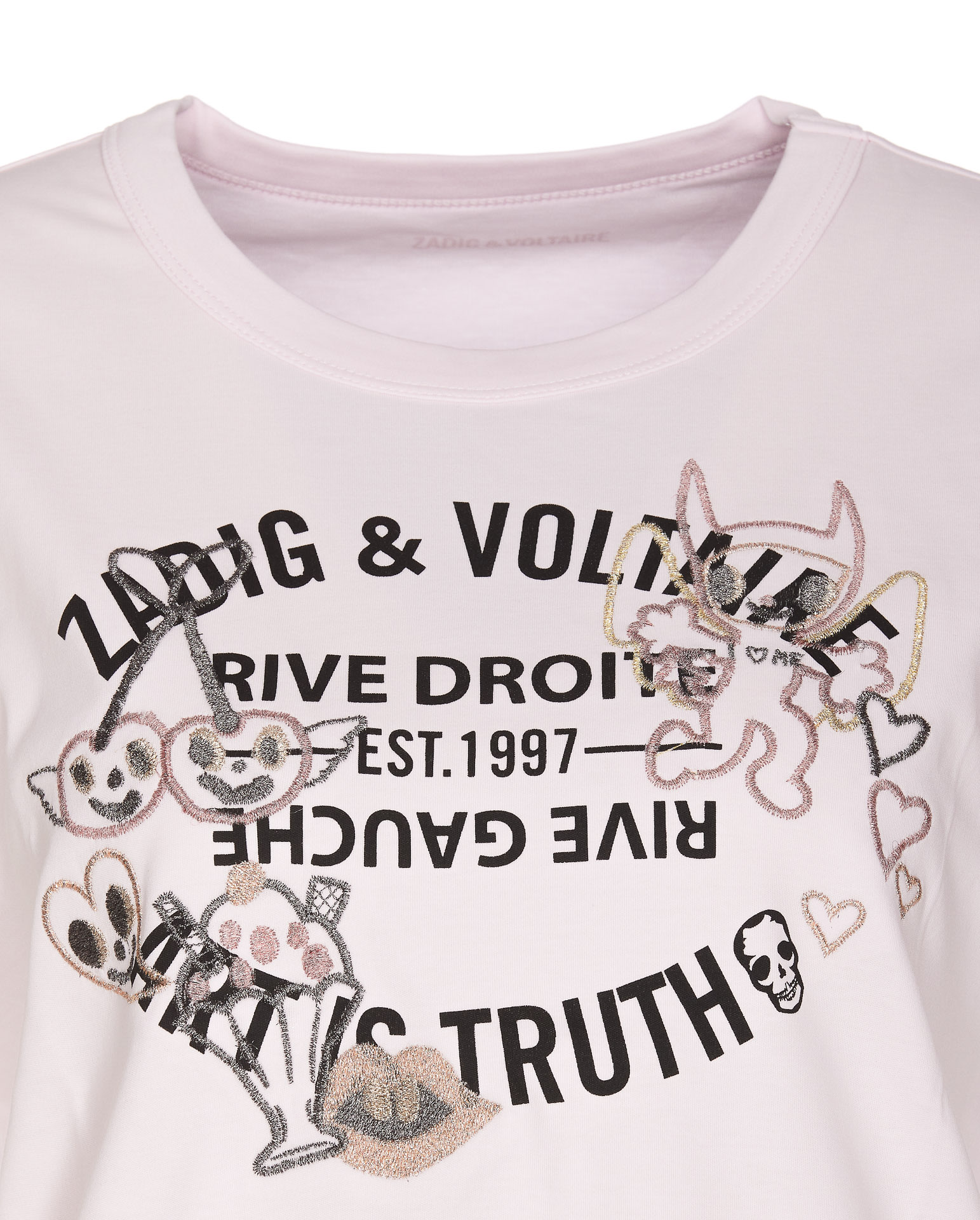 Shop Zadig &amp; Voltaire Woop T-shirt In Pink