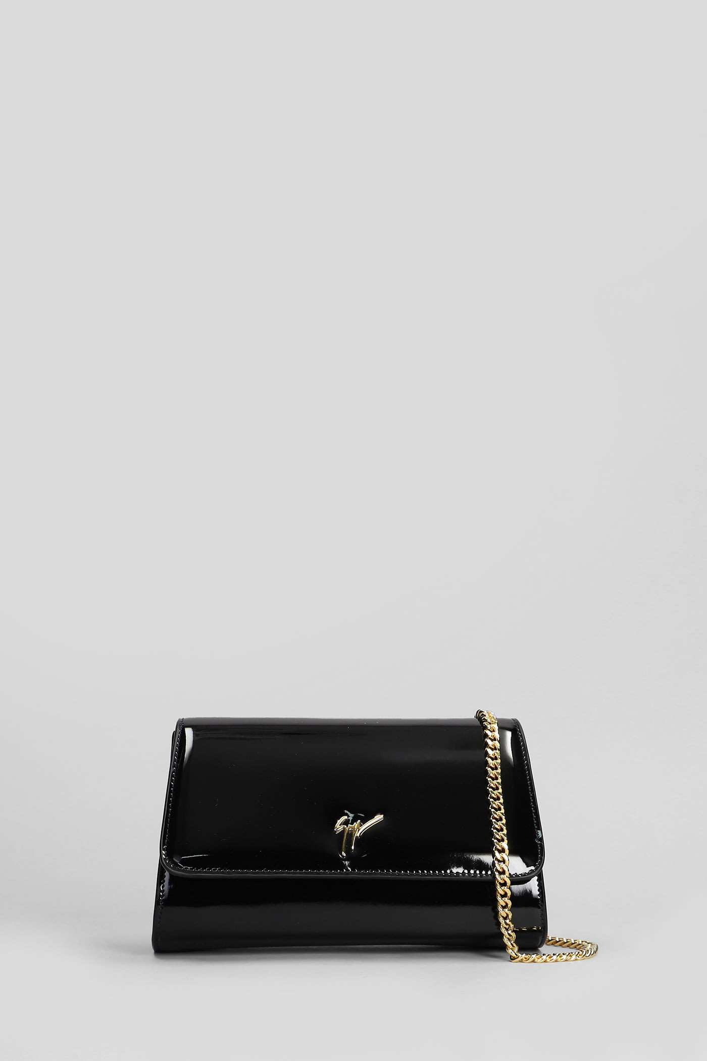 Cleopatra Clutch In Black Leather