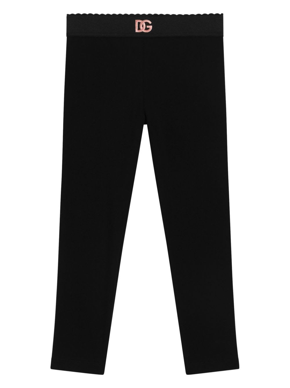 Dolce & Gabbana Dolce & Gabbana Kids Leggings With Logo Band In Black