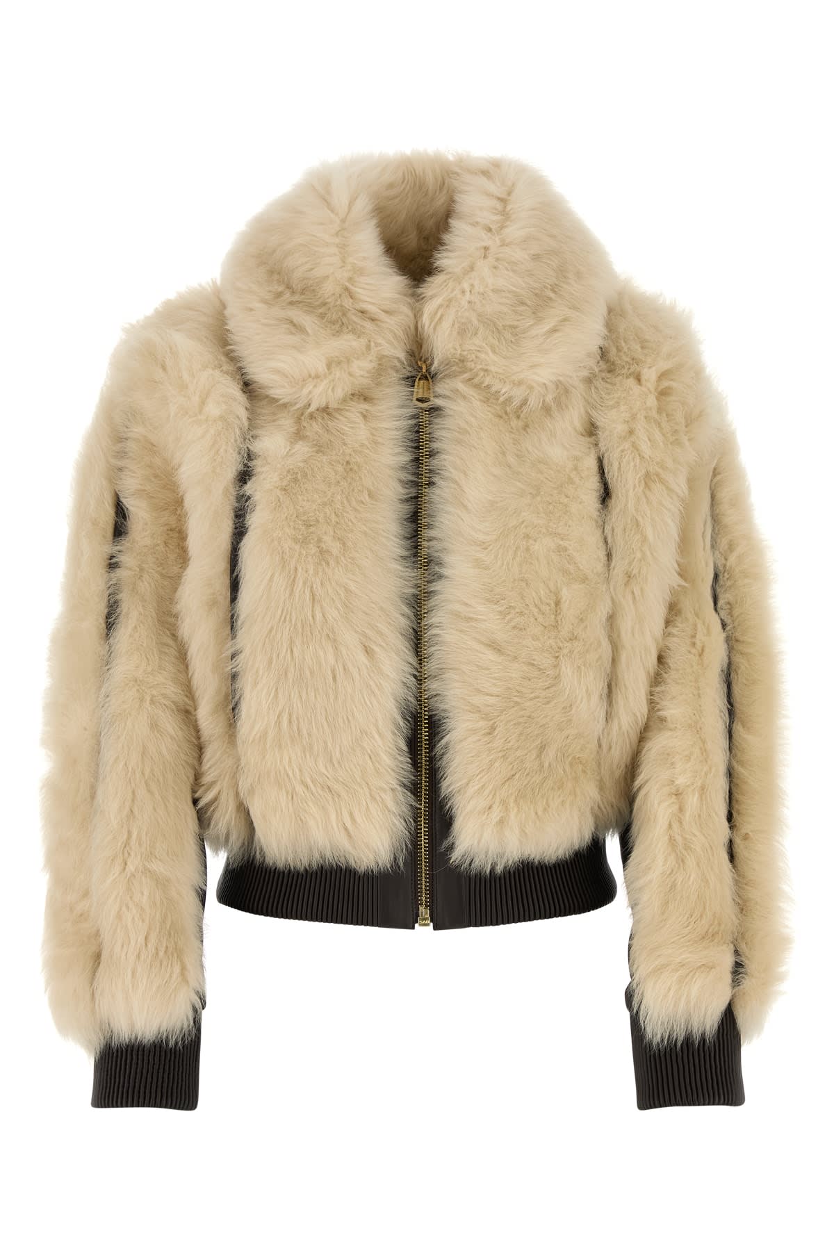 Illustration Shearling Jacket