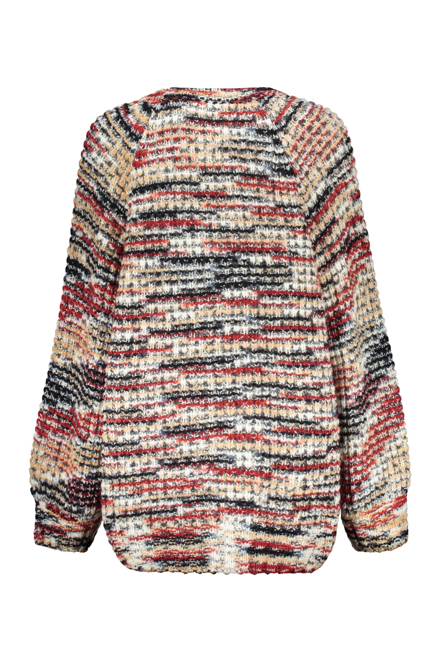 Shop Missoni Wool Blend Sweater In Multicolor