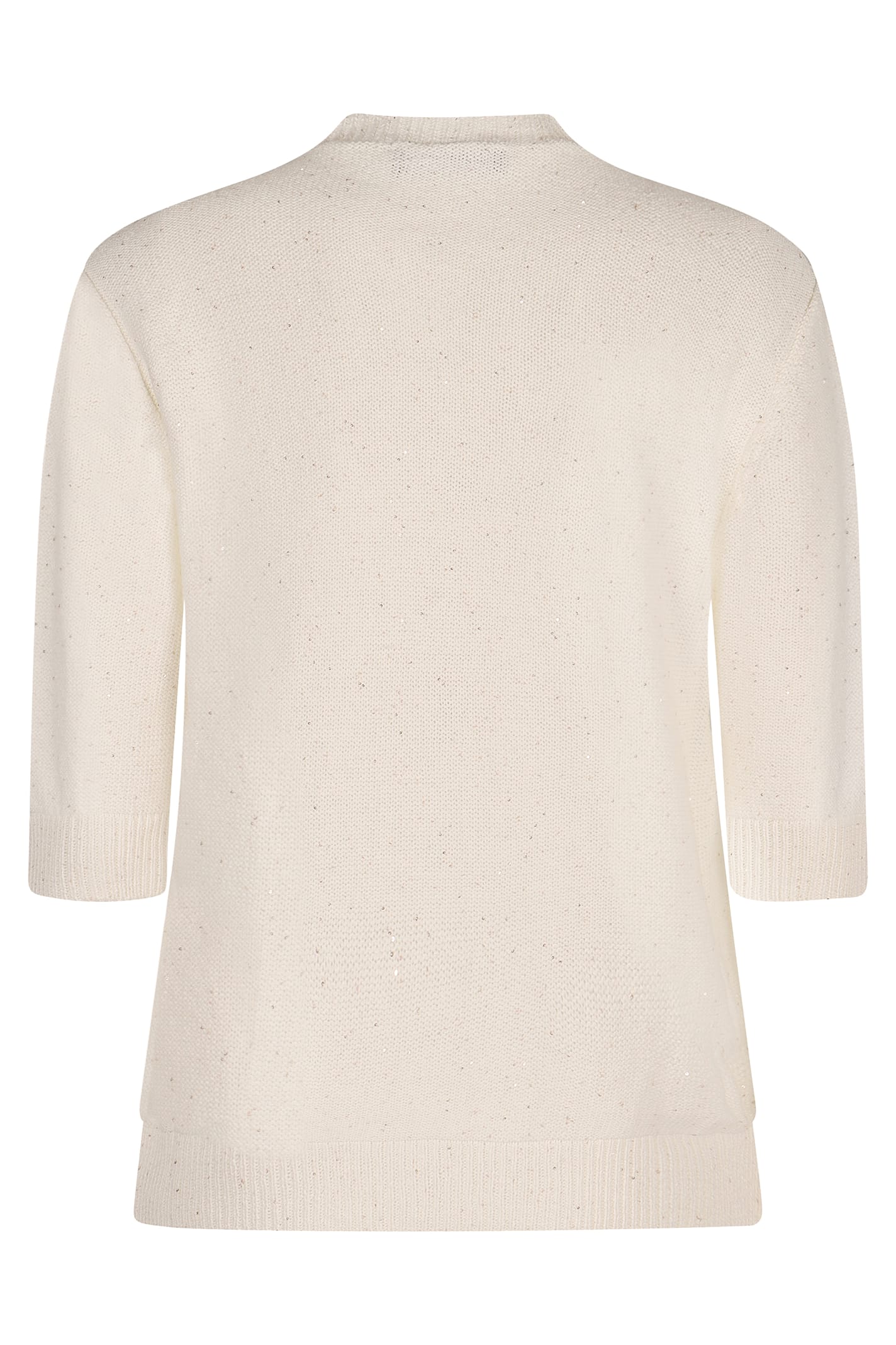 Fabiana Filippi Cotton And Linen Cardigan In White