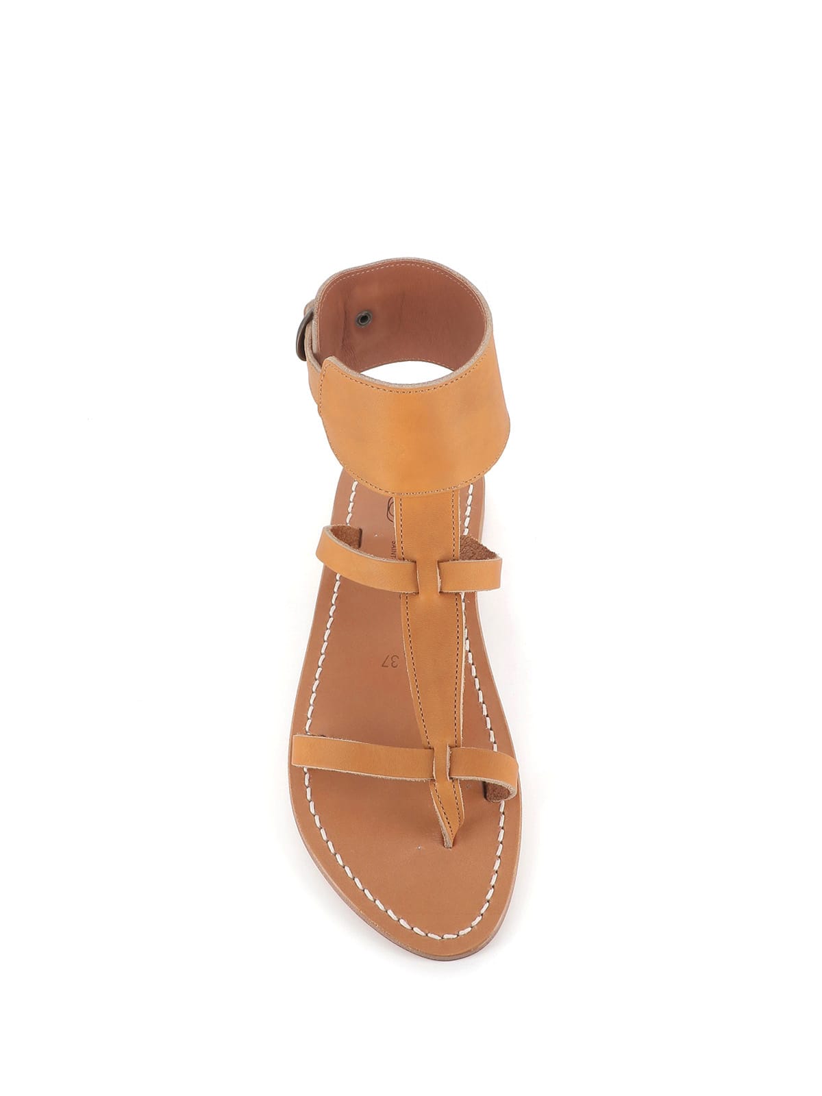 Shop Kjacques Flip-flops Caravelle In Leather