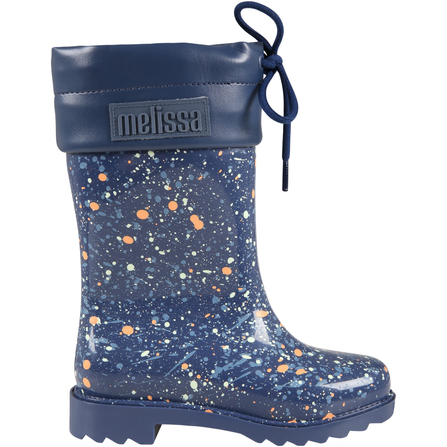 Melissa Blue Boots For Girl With Spots