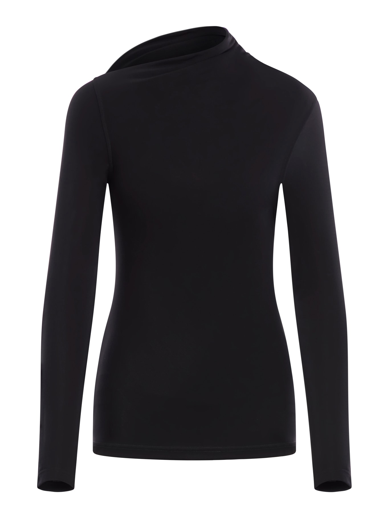 Totême Asymmetric Top In Stretch Jersey