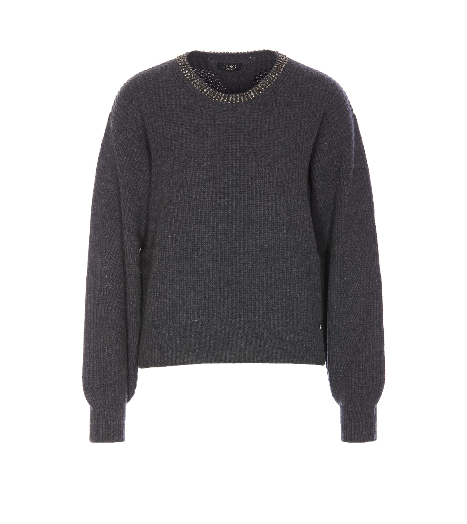 Shop Liu •jo Sweater In Grey