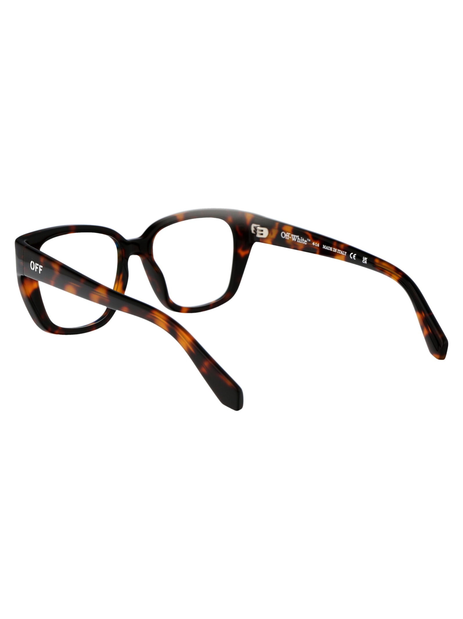 Shop Off-white Optical Style 63 Glasses In 6000 Havana