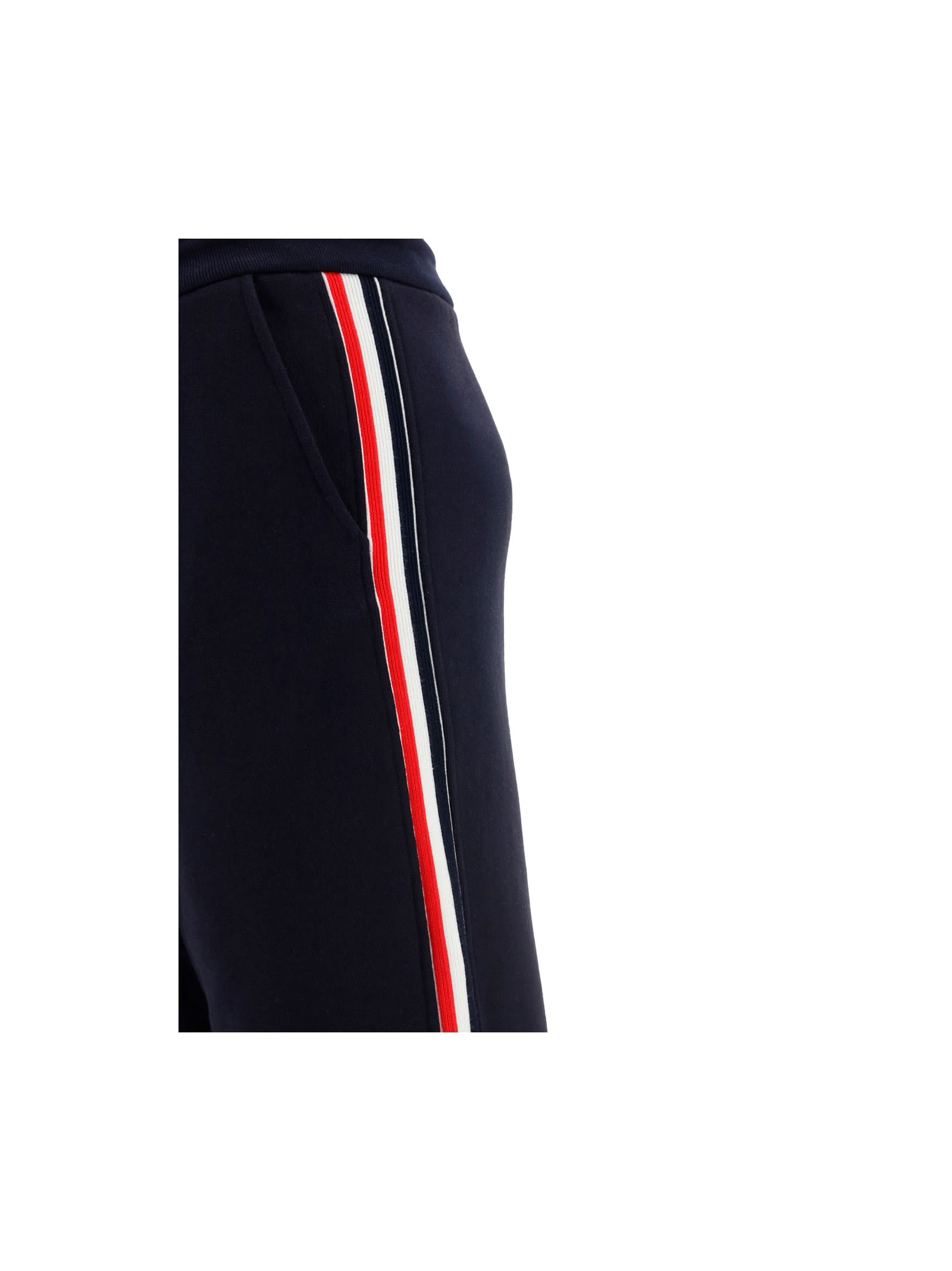Thom Browne Men Classic Cotton Fleece Pants