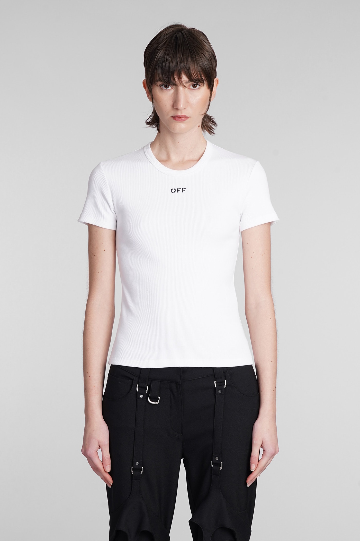 Shop Off-white T-shirt In White Cotton