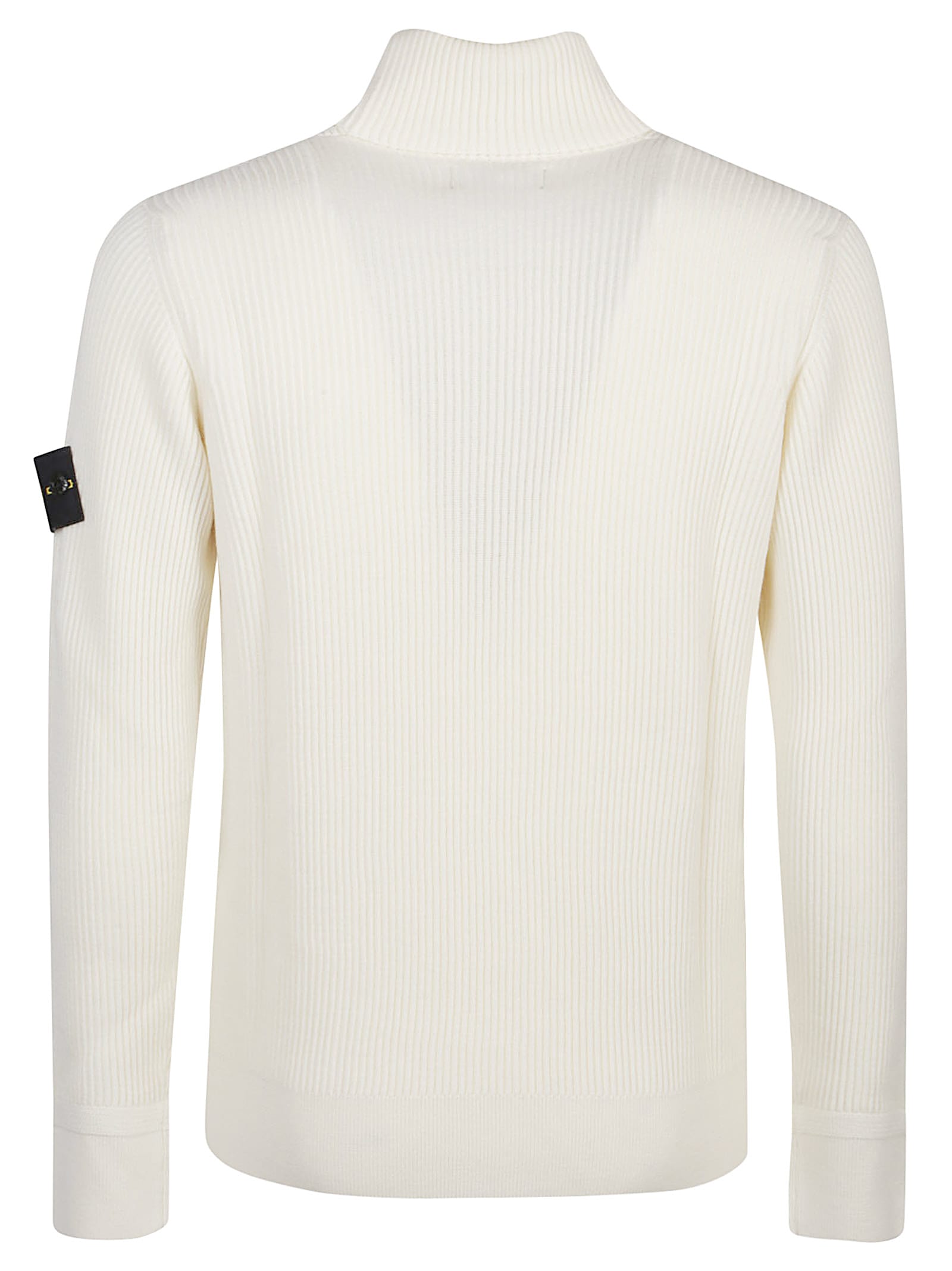 Shop Stone Island Turtle Neck Sweater In Natural