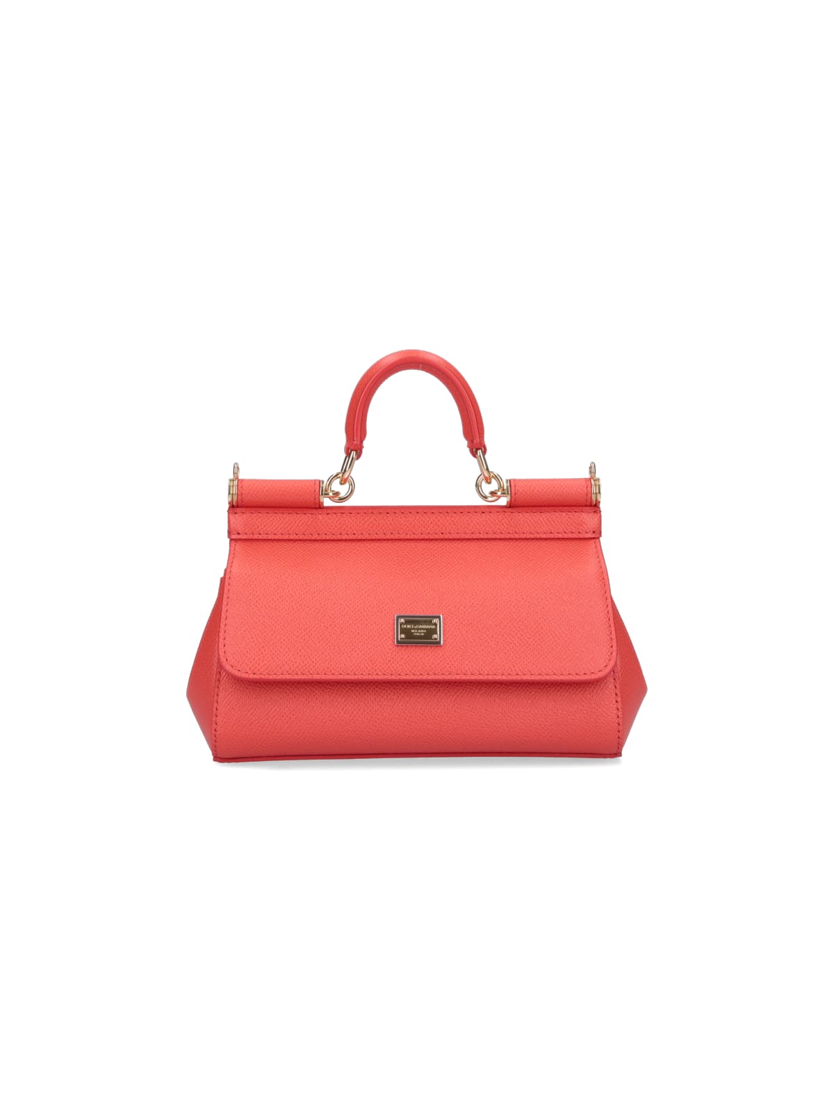 Shop Dolce & Gabbana Sicily Small Handbag In Red