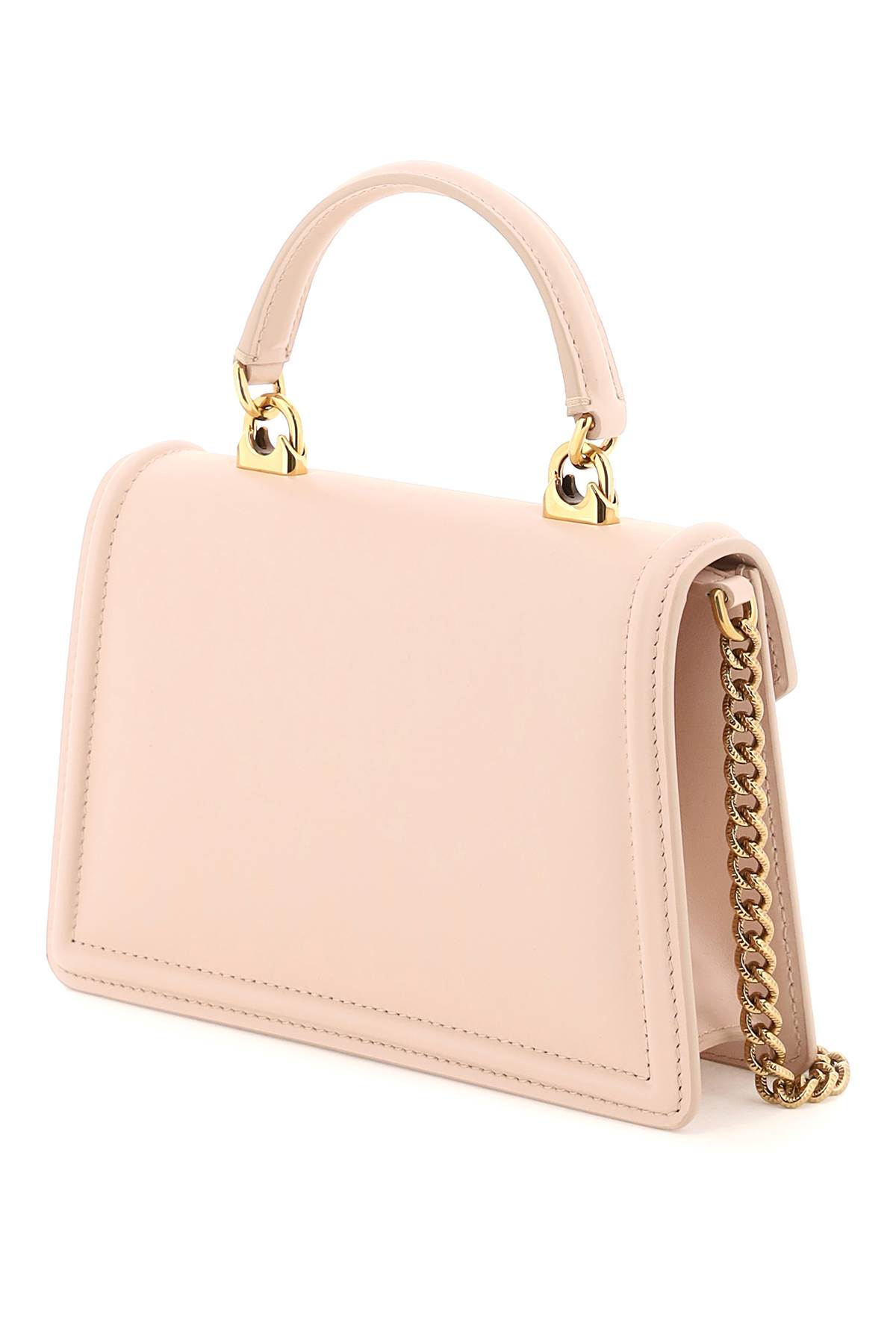 Shop Dolce & Gabbana Devotion Small Handbag In Cipria 1 (pink)