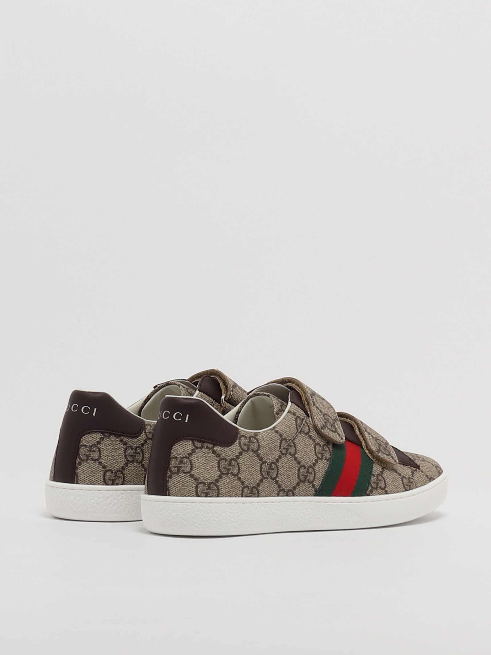 Shop Gucci Sneakers Sneaker In Beige