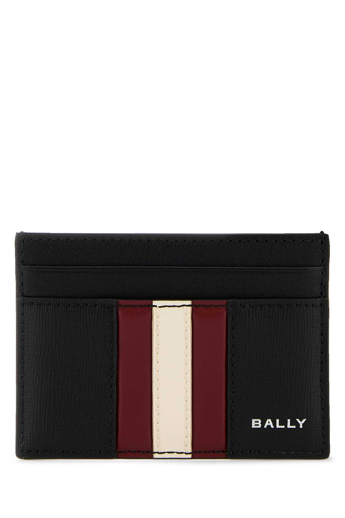 Black Leather Card Holder