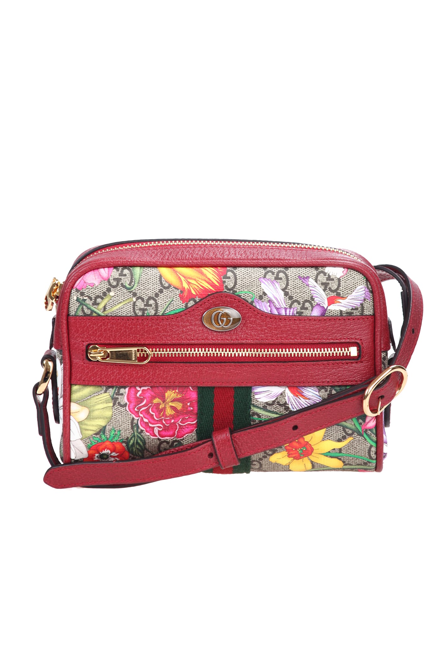 Gucci Mini Ophidia Bag In Rosso