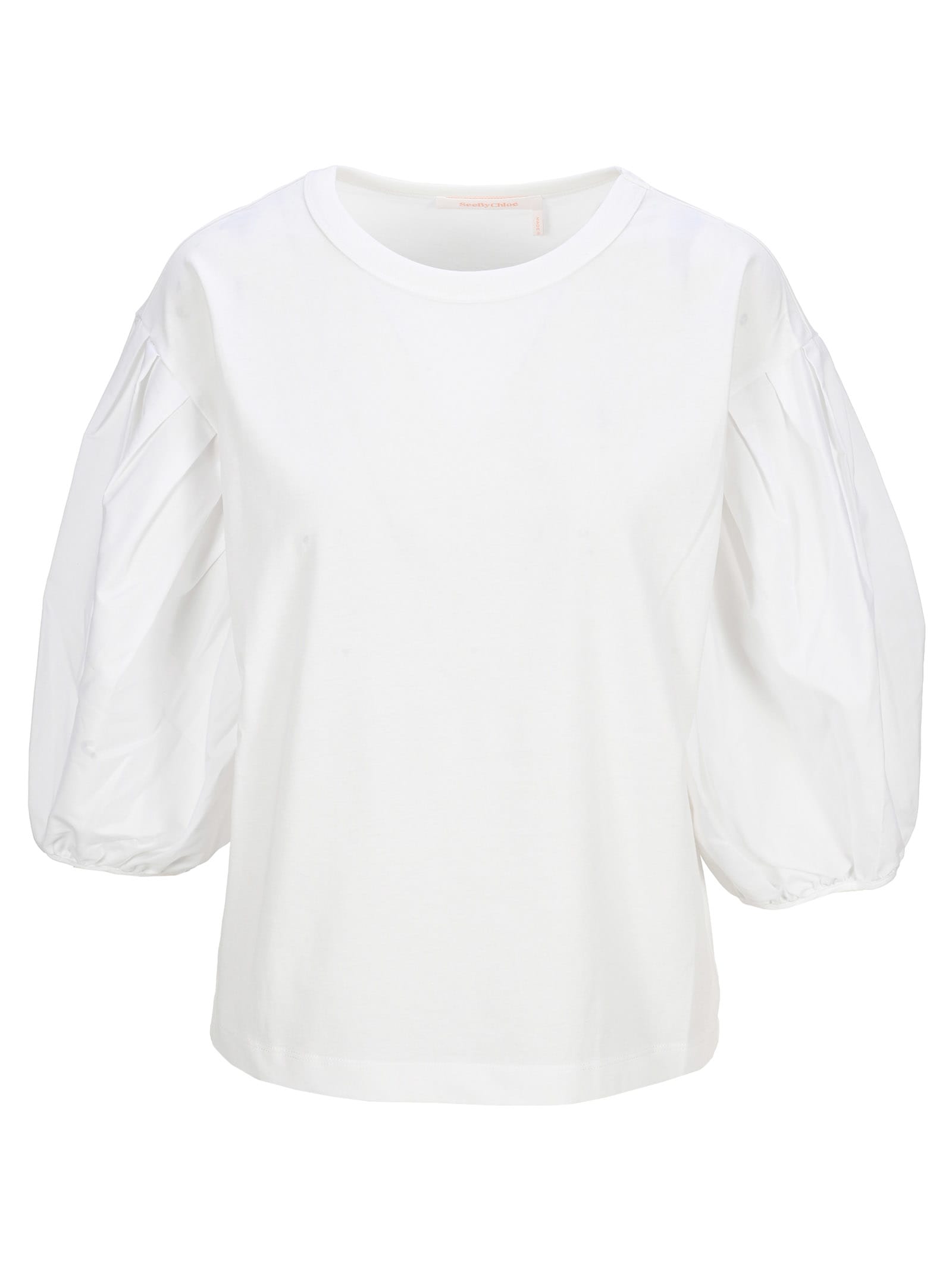 See by Chloé See By Chloe Cotton Puff-sleeve T-shirt