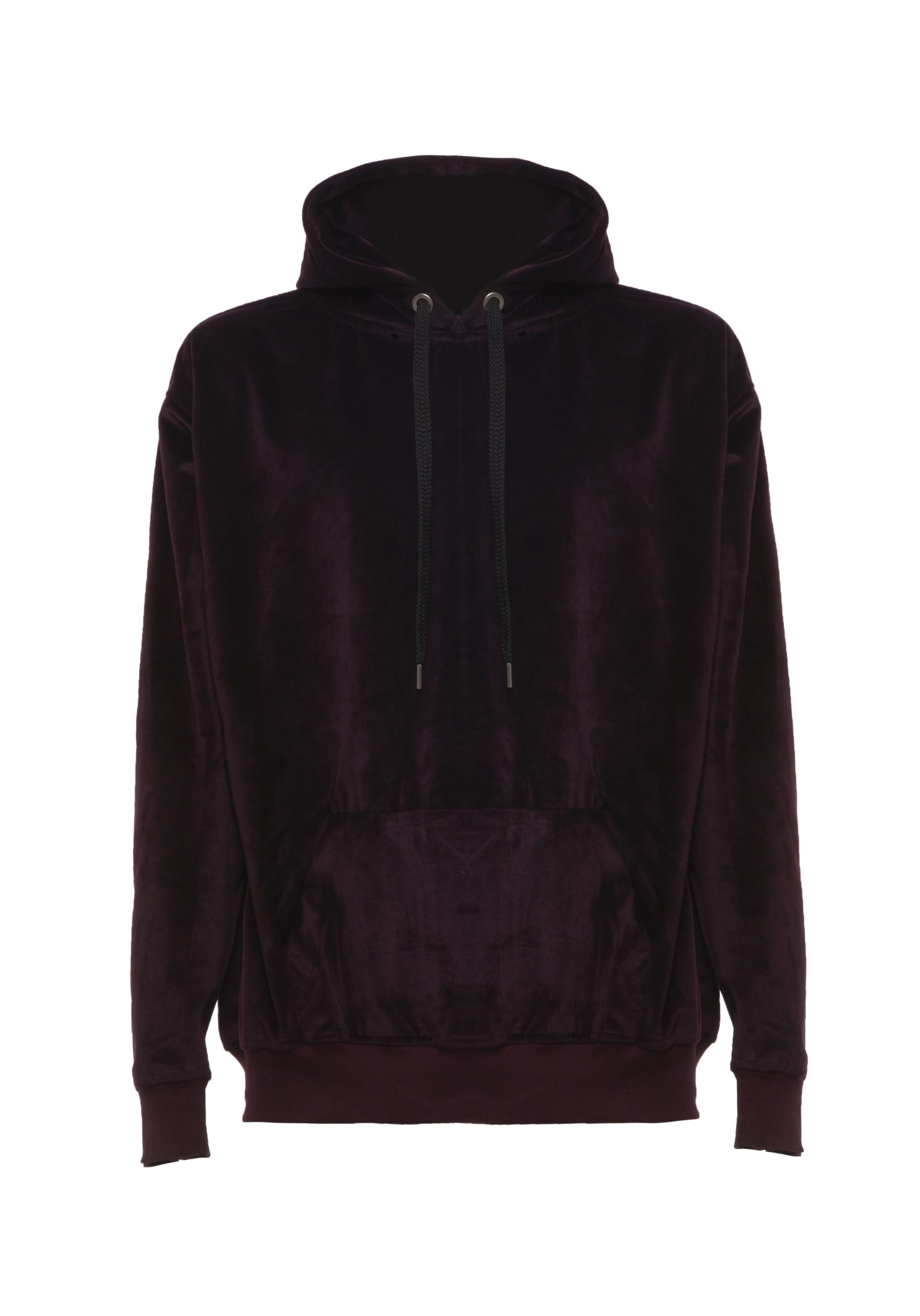 Family First Milano Hoodie Velour Purple