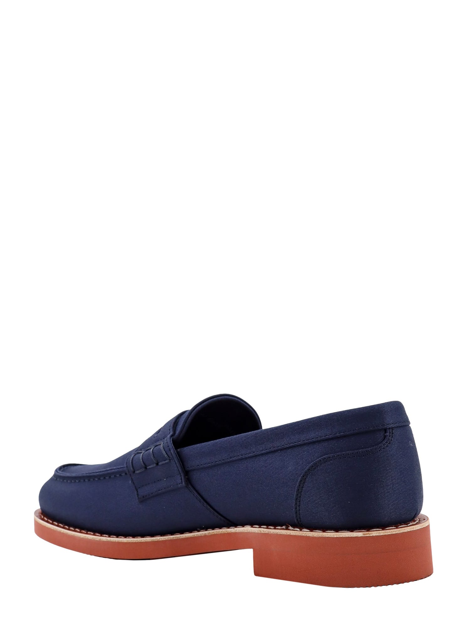 Church's Round Head Loafer Shoes In Blue