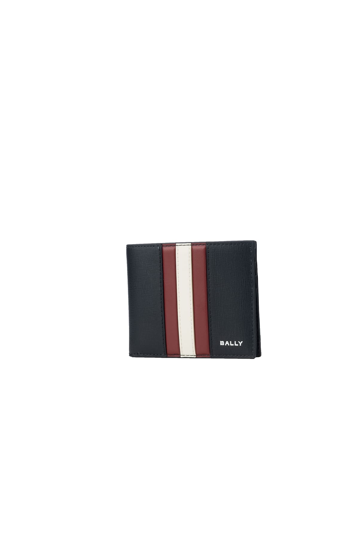 Shop Bally Portafogli In Black Red Bone Pall