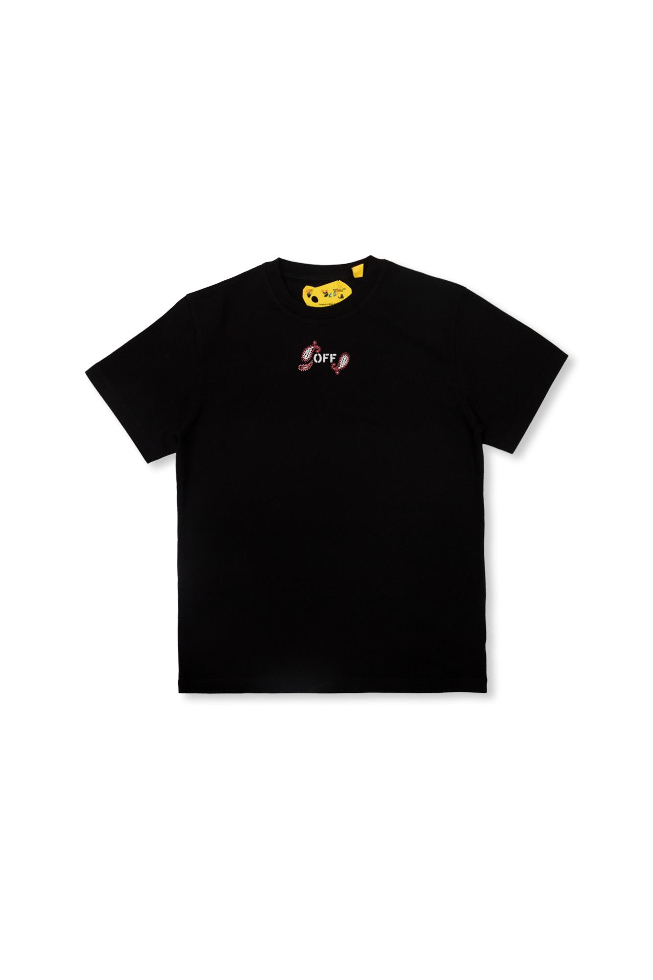 OFF-WHITE OFF-WHITE KIDS T-SHIRT WITH LOGO