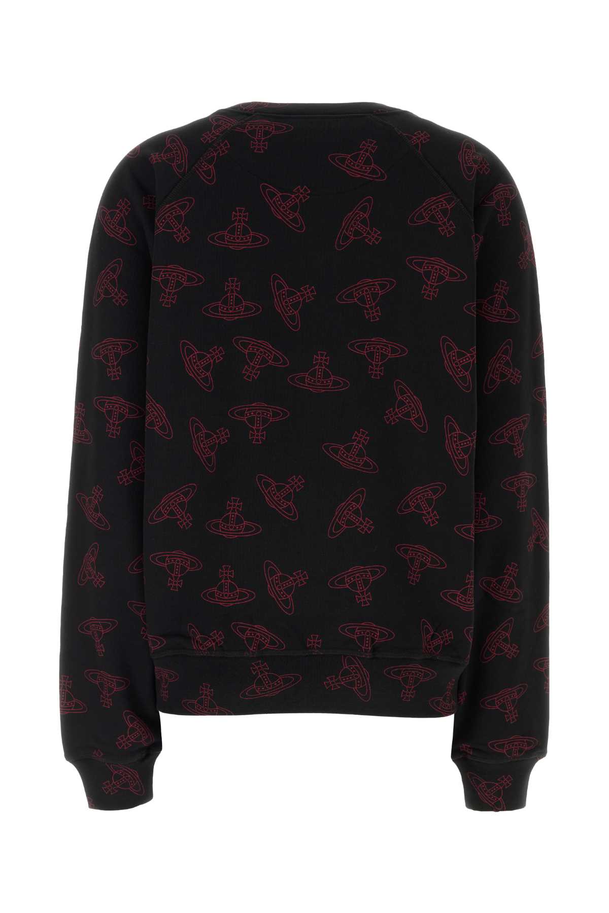 Vivienne Westwood Oversize Crew Neck Sweatshirt With Graphic Print In Black