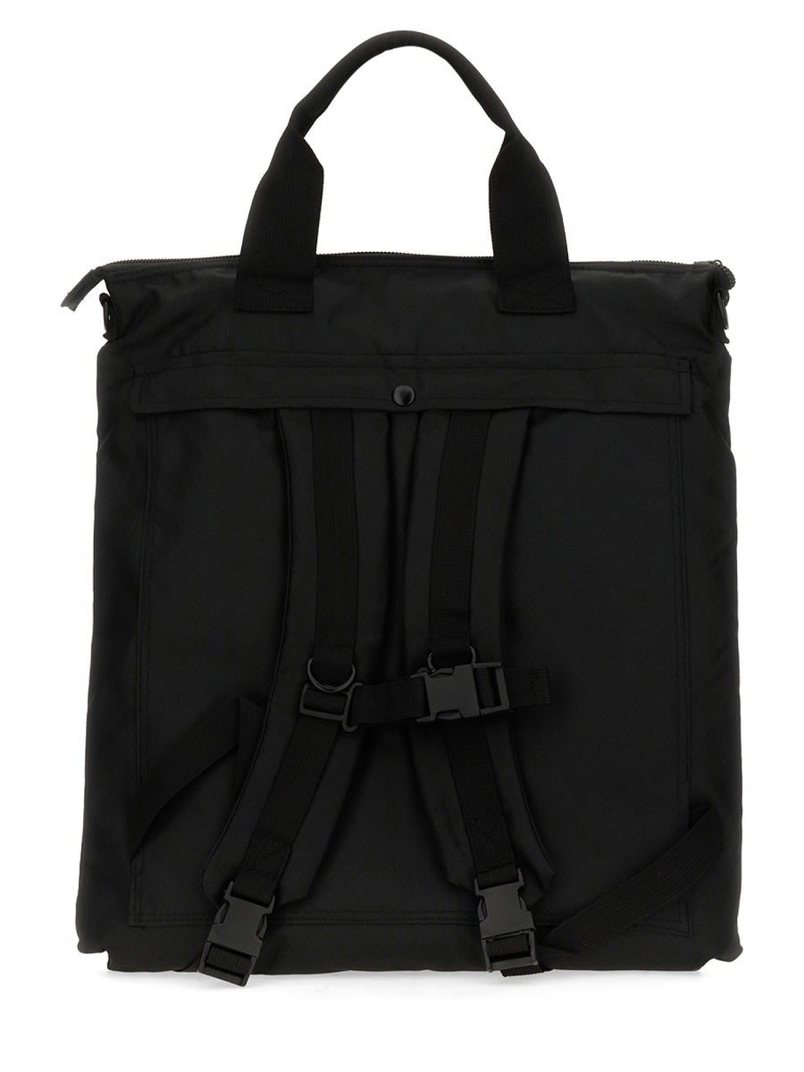 Shop Mc2 Saint Barth Canvas Backpack In Black