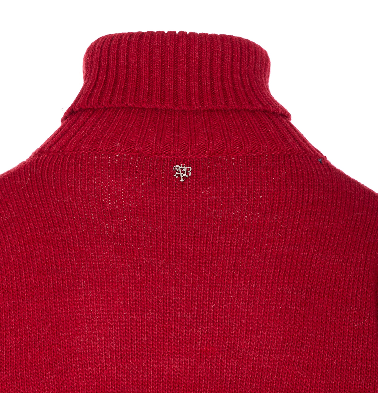 Aniye By High Collar Long Sleeve Sweater In Red