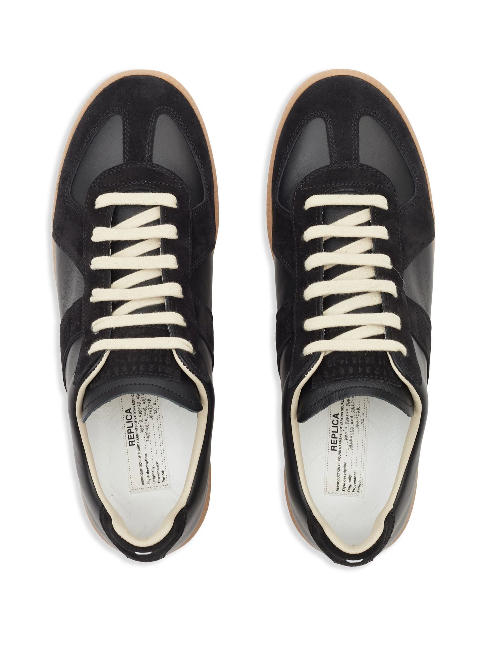 Shop Maison Margiela Sneakers Black