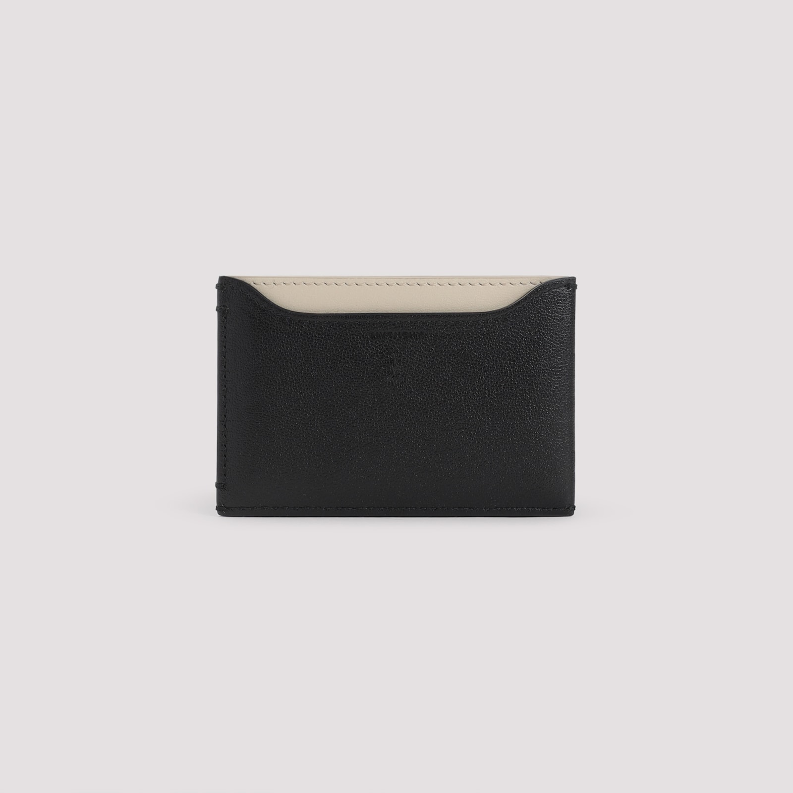 Givenchy Calf Leather Credit Card Case In Black