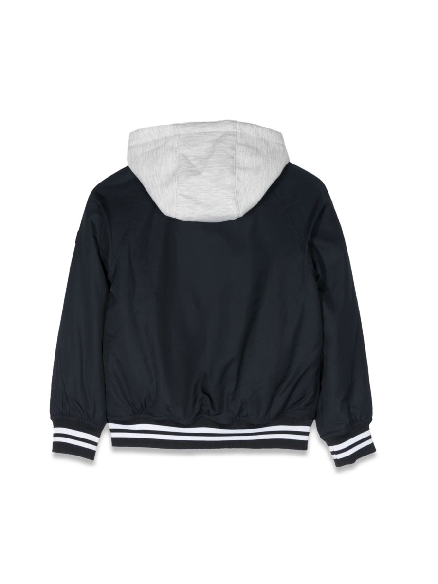 Tommy Hilfiger Monogram Bomber Jacket In Blue