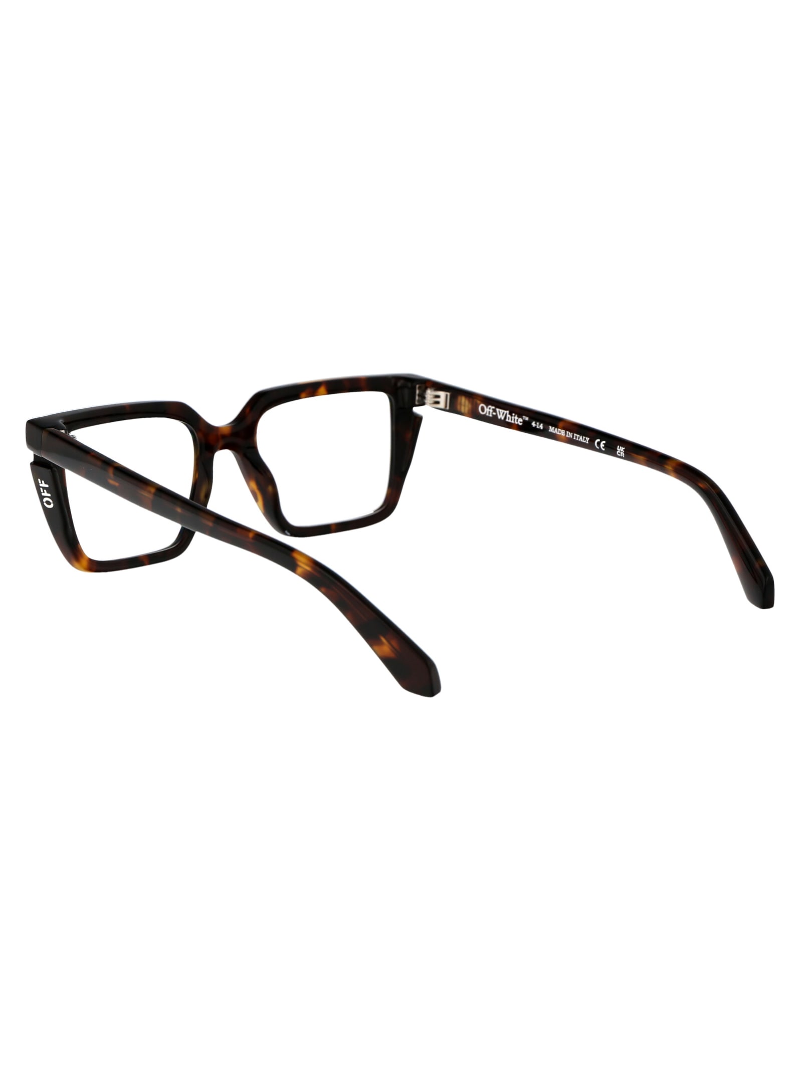 Shop Off-white Optical Style 52 Glasses In 6000 Havana